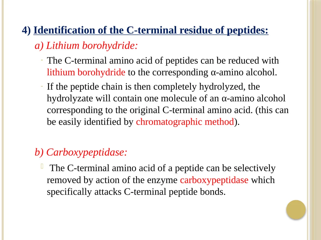Chapter 3: Proteins Protein Biochemistry (BCH 303) - slide 94 of 107