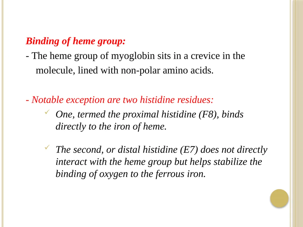 Chapter 3: Proteins Protein Biochemistry (BCH 303) - slide 63 of 107