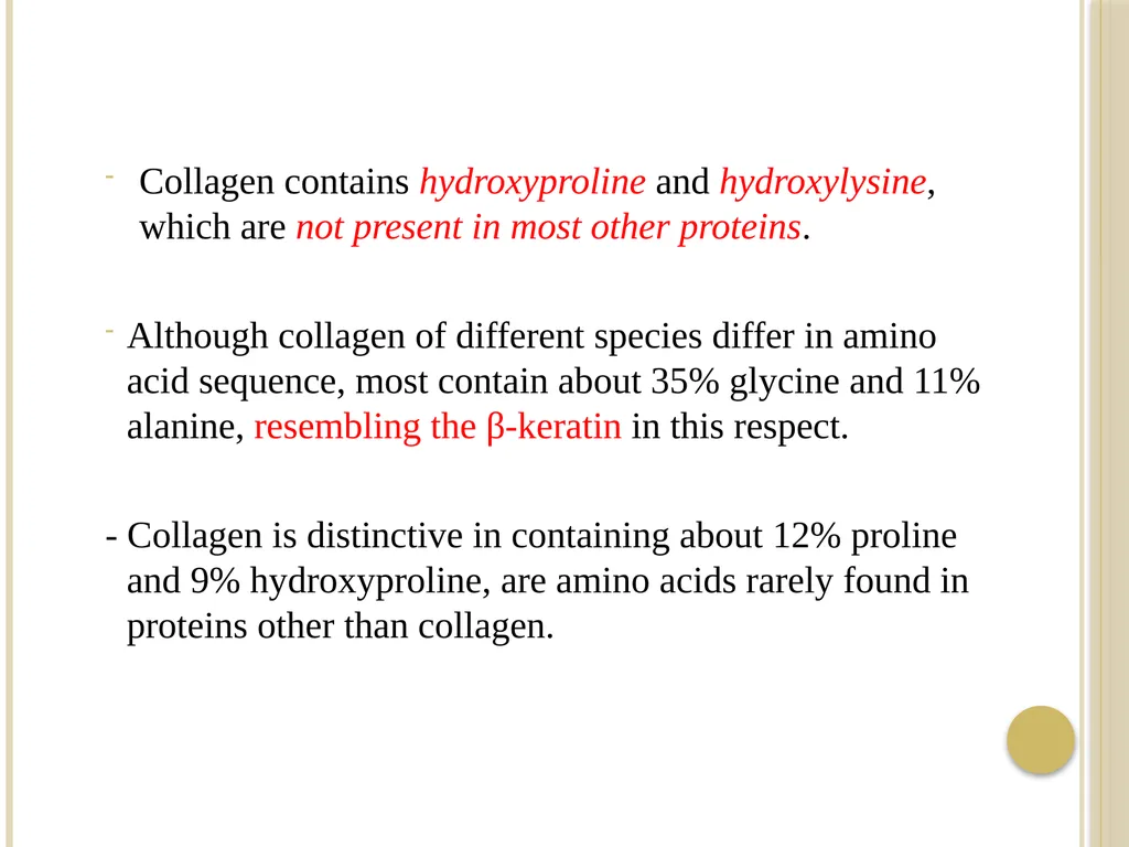 Chapter 3: Proteins Protein Biochemistry (BCH 303) - slide 47 of 107