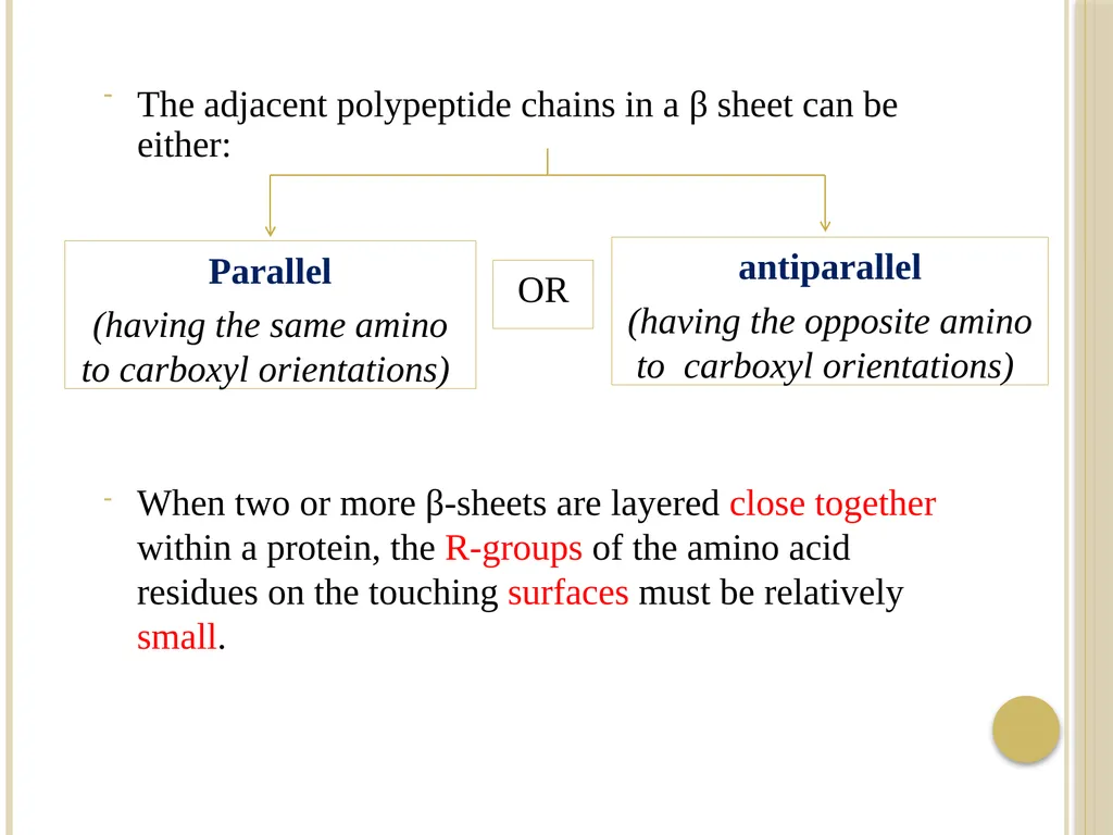 Chapter 3: Proteins Protein Biochemistry (BCH 303) - slide 35 of 107