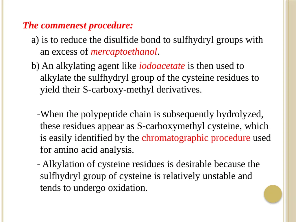 Chapter 3: Proteins Protein Biochemistry (BCH 303) - slide 83 of 107