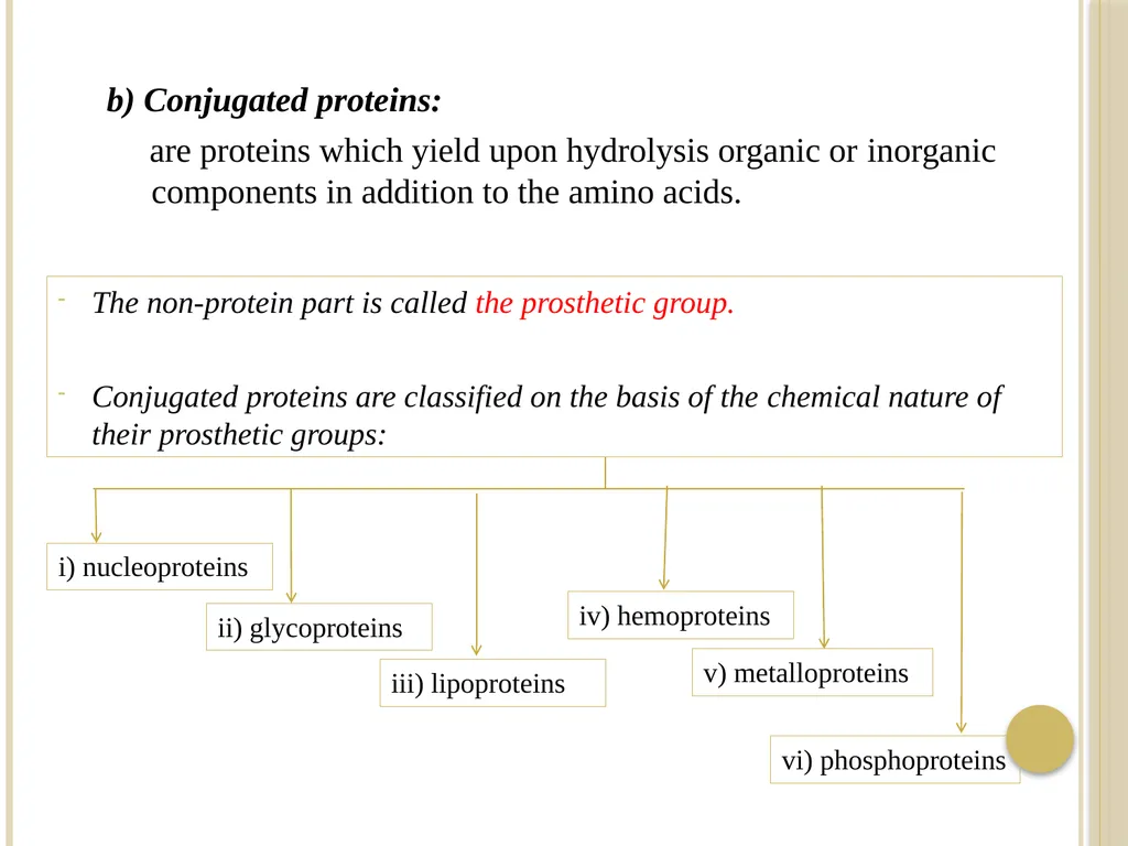Chapter 3: Proteins Protein Biochemistry (BCH 303) - slide 6 of 107