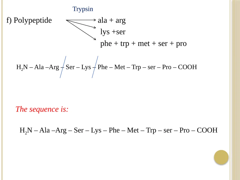 Chapter 3: Proteins Protein Biochemistry (BCH 303) - slide 103 of 107