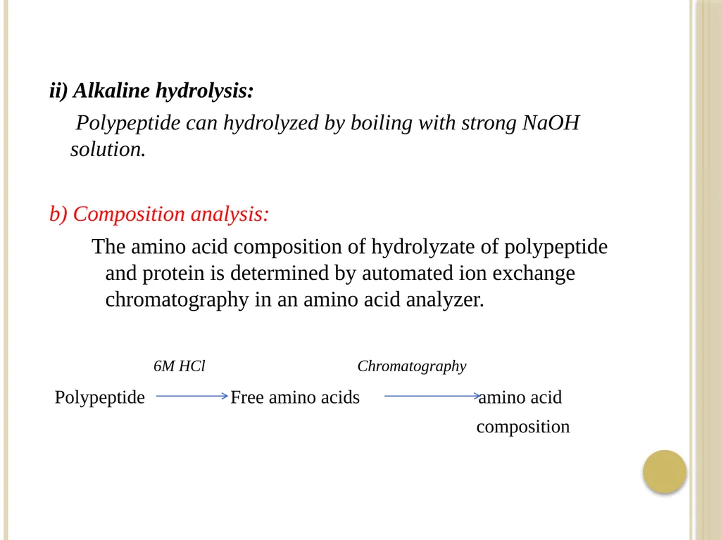 Chapter 3: Proteins Protein Biochemistry (BCH 303) - slide 86 of 107