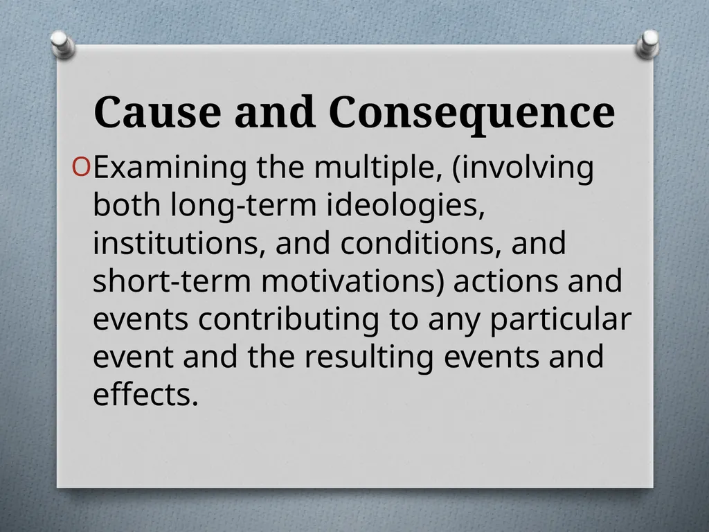 Historical Thinking Concepts This semester we will - slide 8 of 11