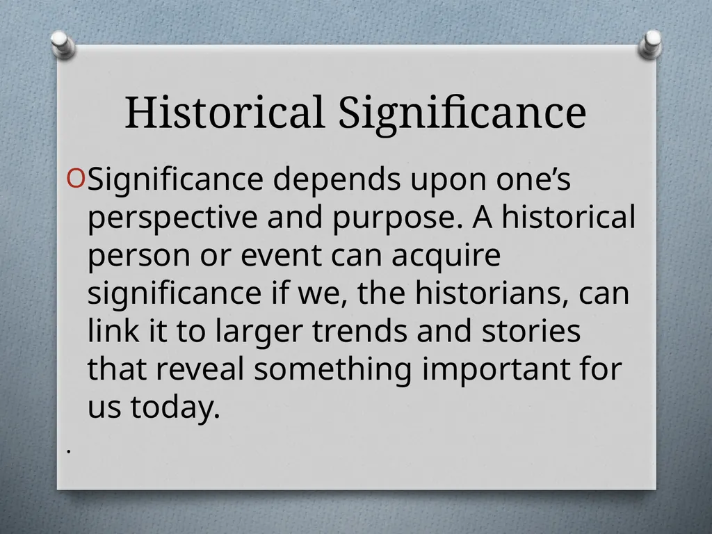 Historical Thinking Concepts This semester we will - slide 3 of 11