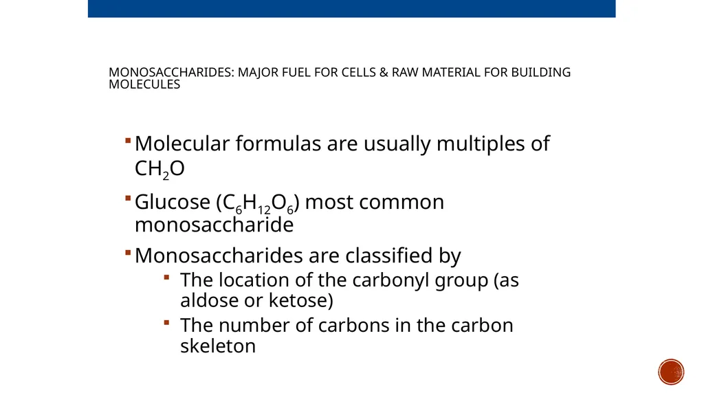 Macromolecules AP Biology 2018 Overview: The - slide 7 of 91