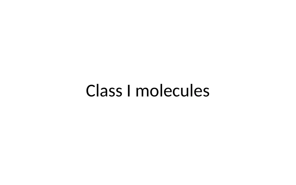 MHC Major Histocompatibility Complex Unit III - slide 4 of 19