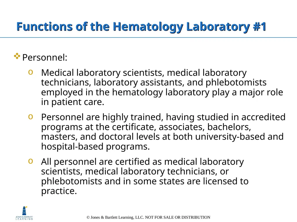 Chapter 1 Safety Practices and Quality in the - slide 4 of 44
