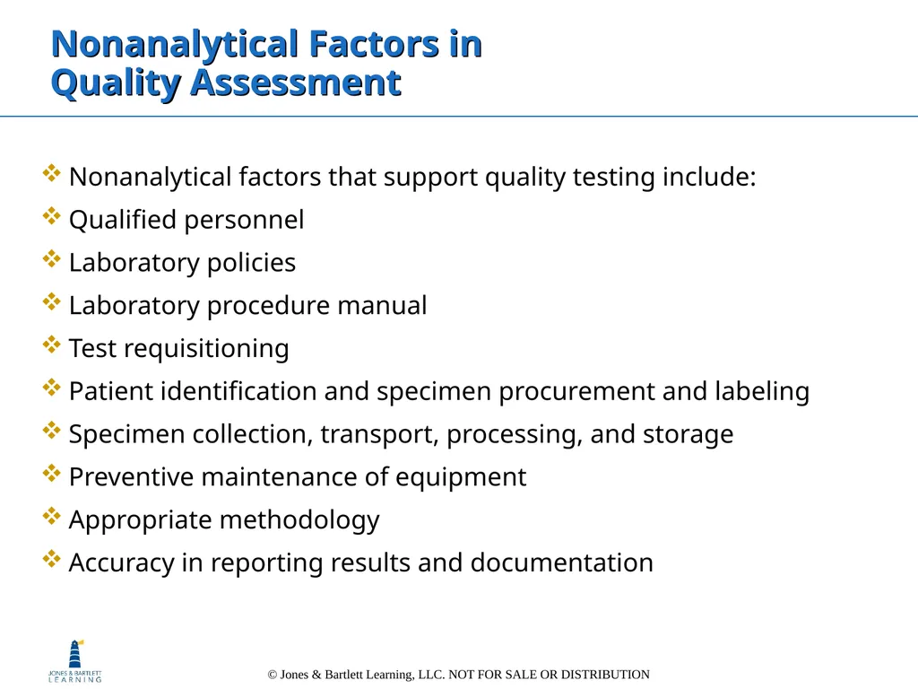 Chapter 1 Safety Practices and Quality in the - slide 31 of 44