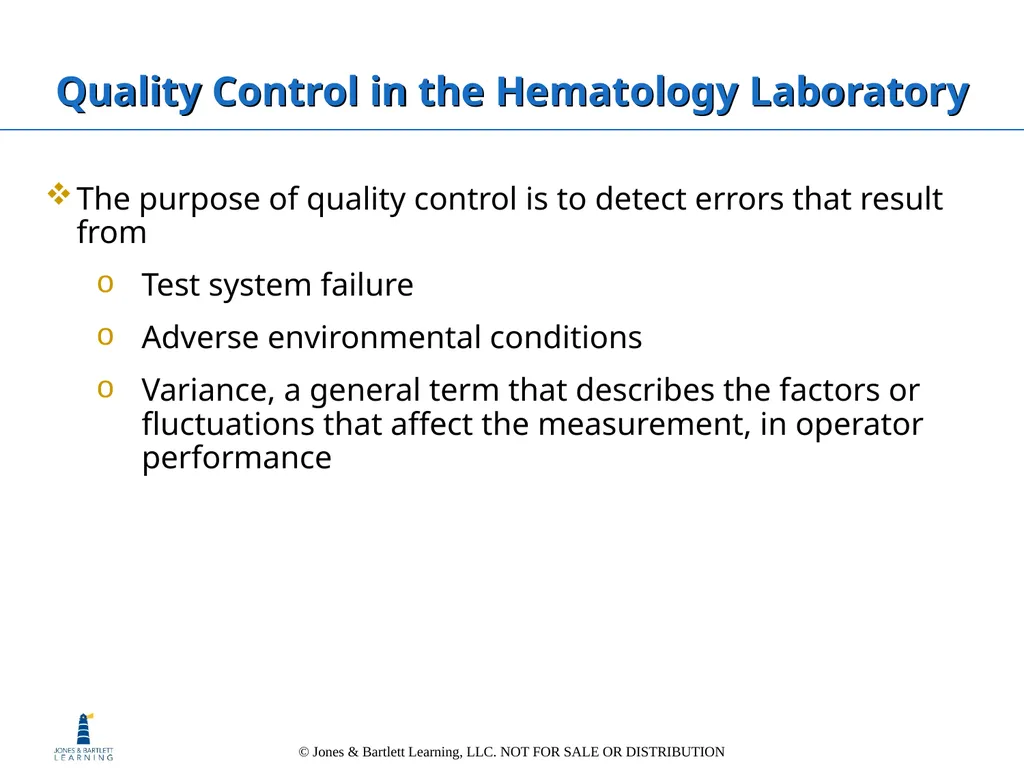Chapter 1 Safety Practices and Quality in the - slide 32 of 44