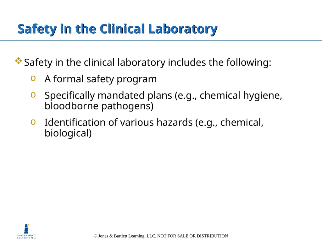 Chapter 1 Safety Practices and Quality in the - slide 8 of 44