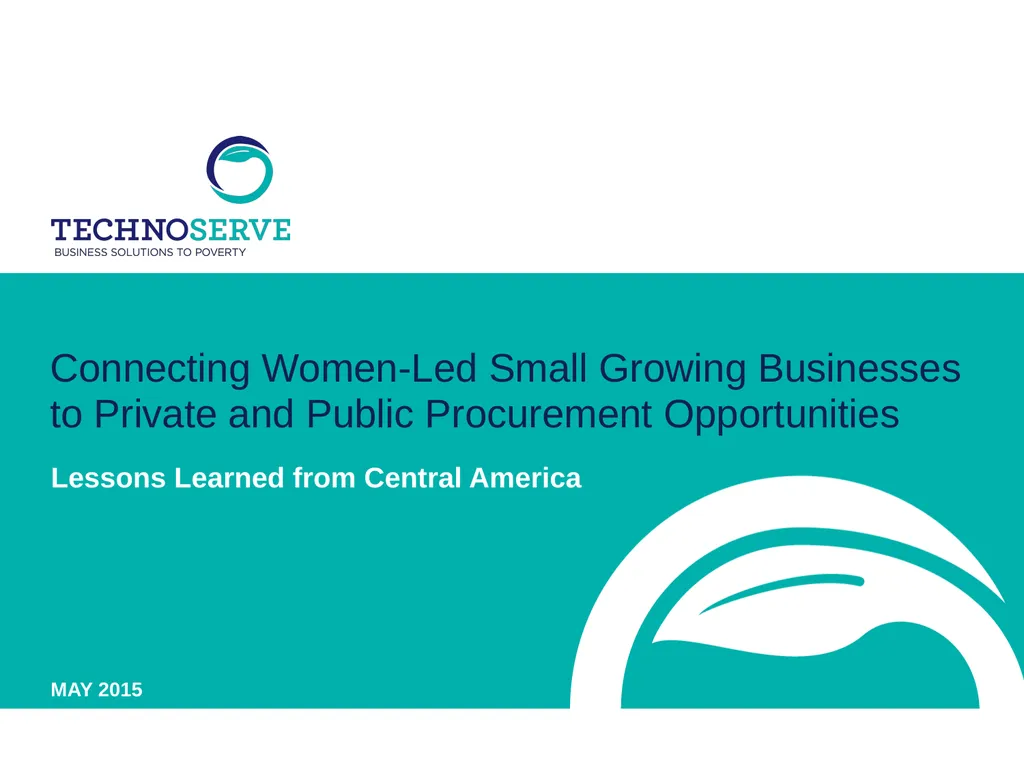 Connecting Women-Led Small Growing Businesses to