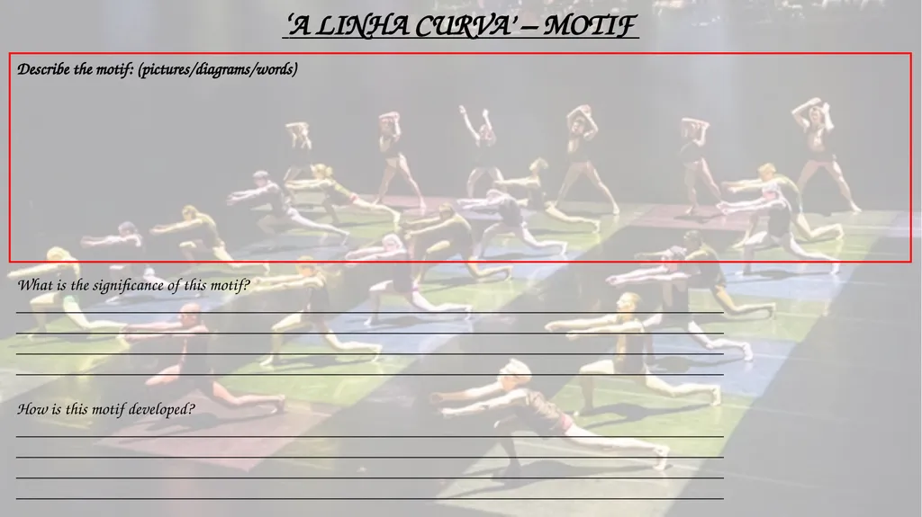 ‘A LINHA CURVA’ Revision Sheets Costume - slide 11 of 11