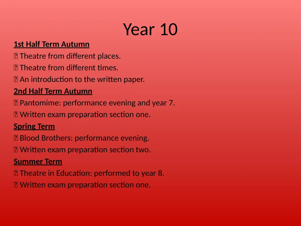 WELCOME !!!! About The Course… GCSE Drama involves - slide 6 of 11