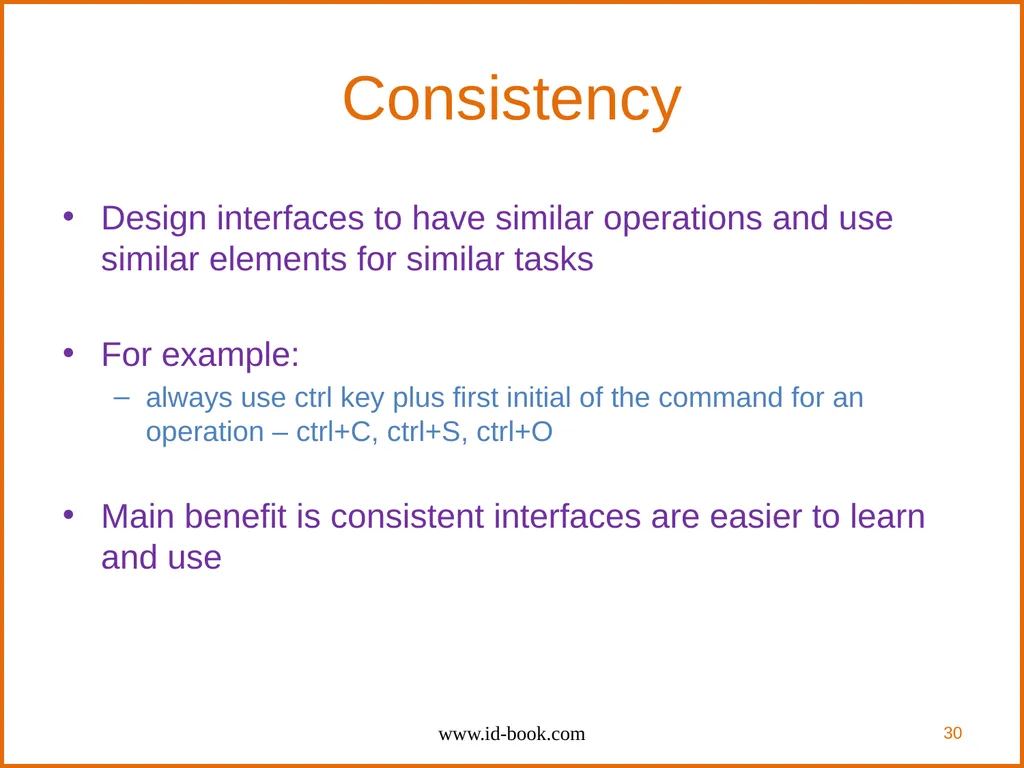 Human-Computer Interaction: Interaction Design and - slide 30 of 40