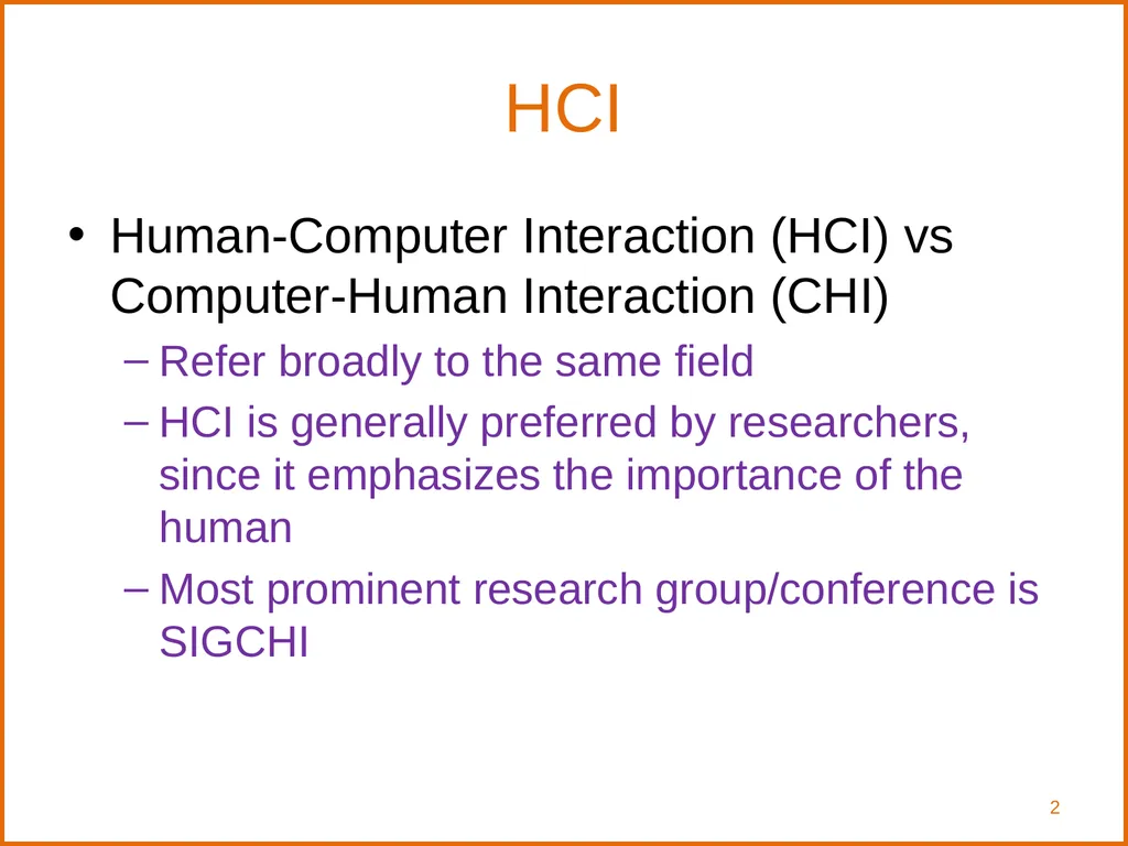 Human-Computer Interaction: Interaction Design and - slide 2 of 40