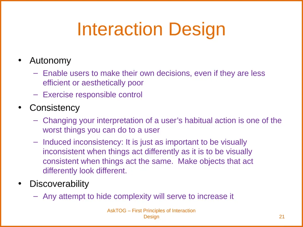 Human-Computer Interaction: Interaction Design and - slide 21 of 40