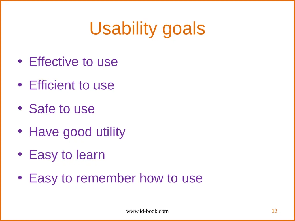 Human-Computer Interaction: Interaction Design and - slide 13 of 40