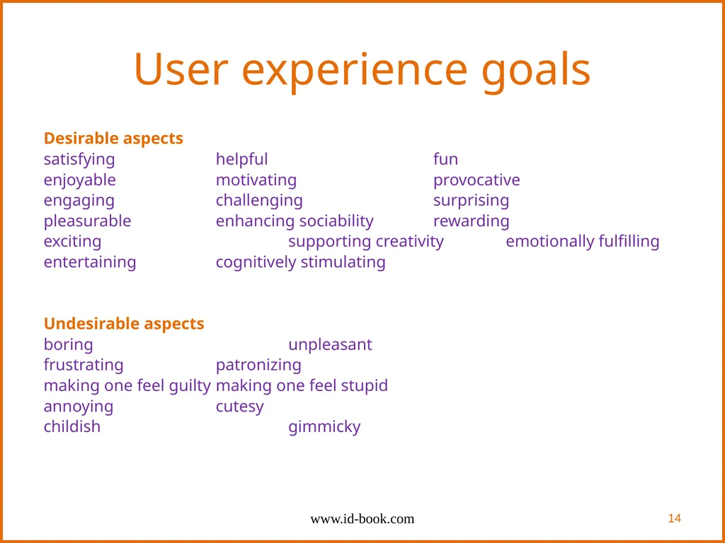 Human-Computer Interaction: Interaction Design and - slide 14 of 40