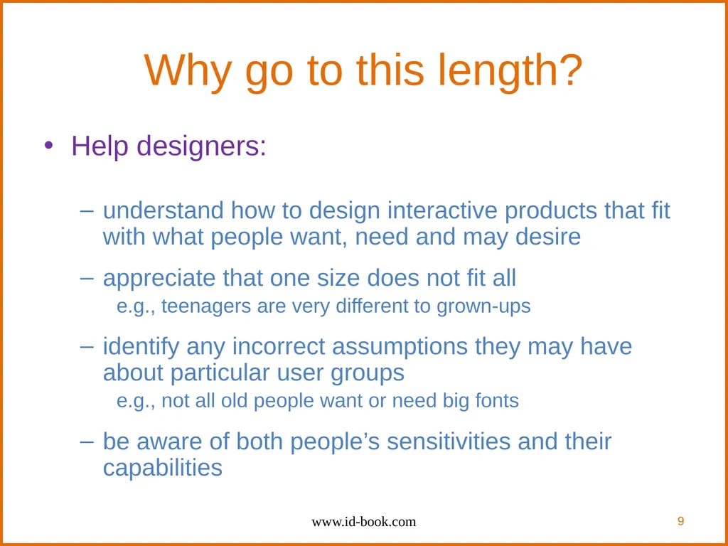 Human-Computer Interaction: Interaction Design and - slide 9 of 40