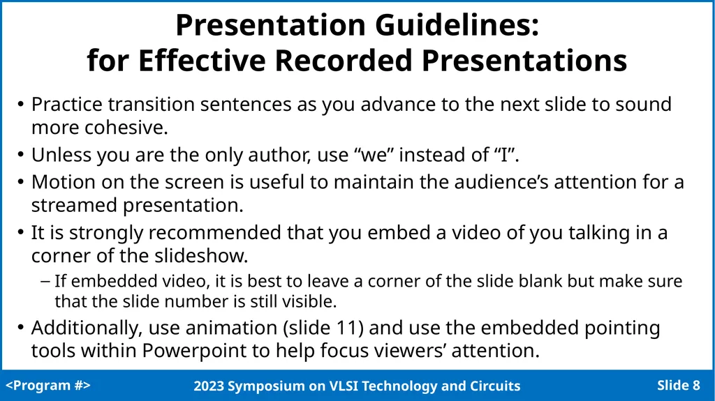 Title of Presentation Presenter Name1, Coauthor - slide 8 of 23