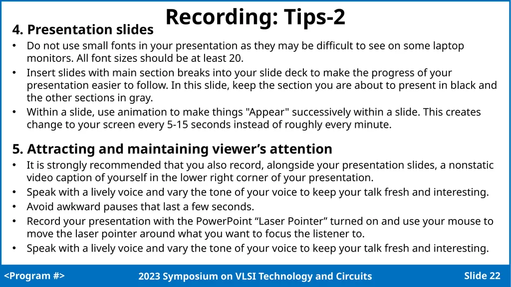 Title of Presentation Presenter Name1, Coauthor - slide 22 of 23