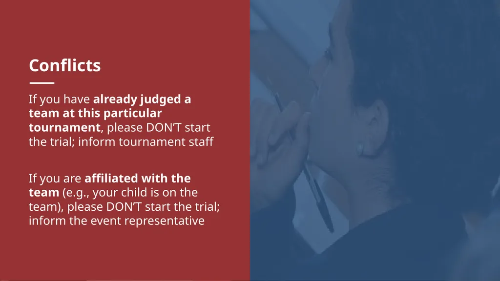 AGENDA Trial Structure Timekeeping & Other Rules - slide 32 of 34