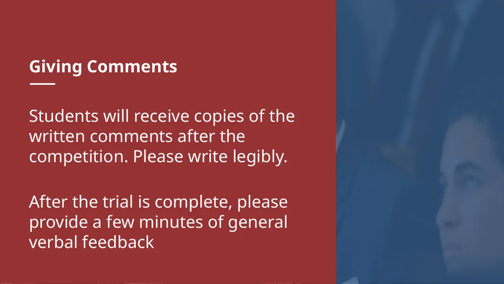 AGENDA Trial Structure Timekeeping & Other Rules - slide 28 of 34