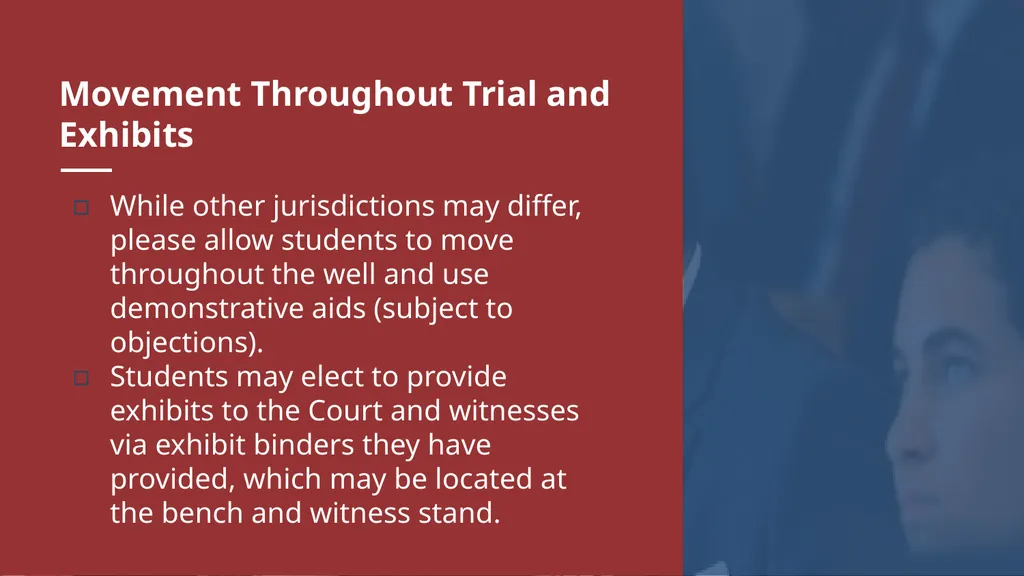 AGENDA Trial Structure Timekeeping & Other Rules - slide 11 of 34