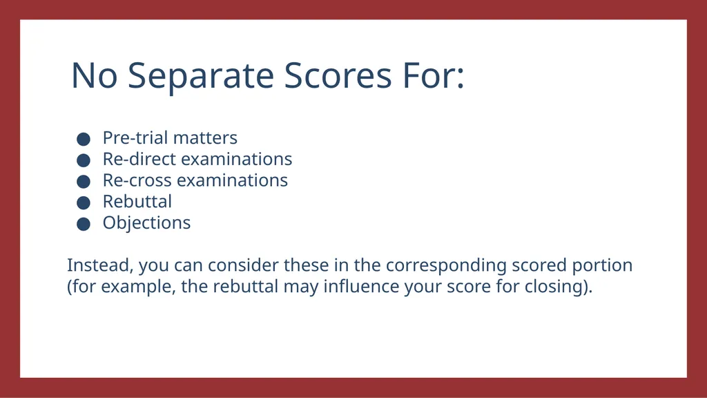 AGENDA Trial Structure Timekeeping & Other Rules - slide 16 of 34