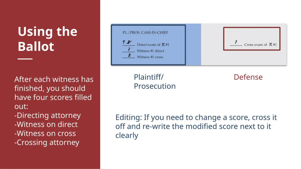 AGENDA Trial Structure Timekeeping & Other Rules - slide 14 of 34