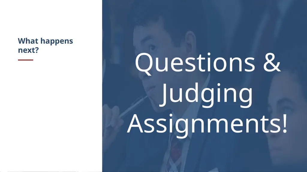 AGENDA Trial Structure Timekeeping & Other Rules - slide 33 of 34