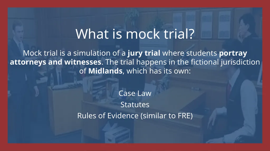 AGENDA Trial Structure Timekeeping & Other Rules - slide 3 of 34