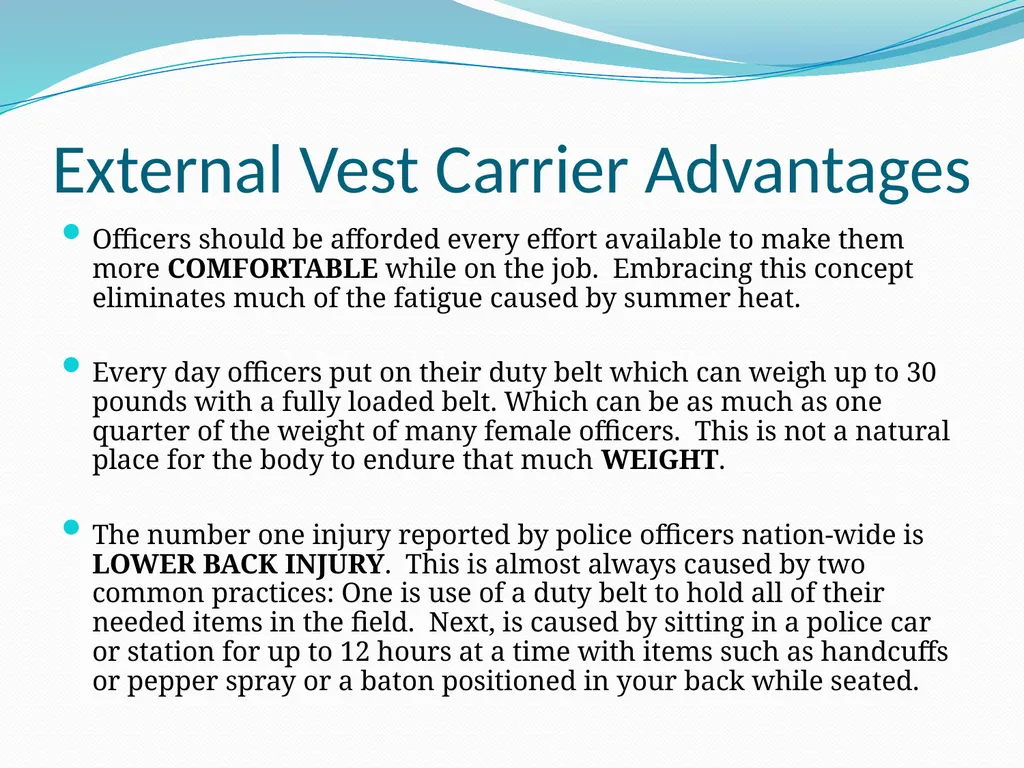 External Vest Carriers Examining the Advantages of - slide 2 of 17