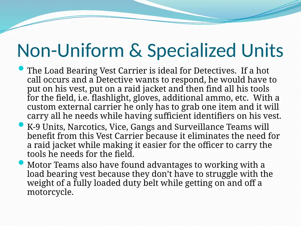 External Vest Carriers Examining the Advantages of - slide 11 of 17