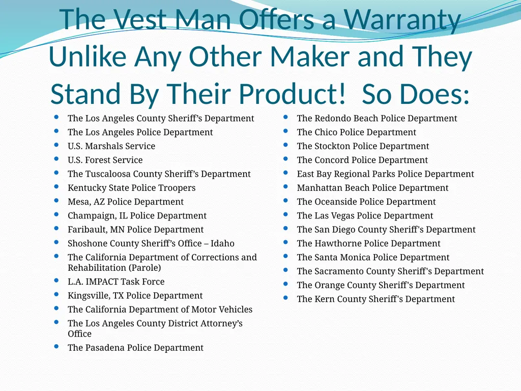 External Vest Carriers Examining the Advantages of - slide 17 of 17