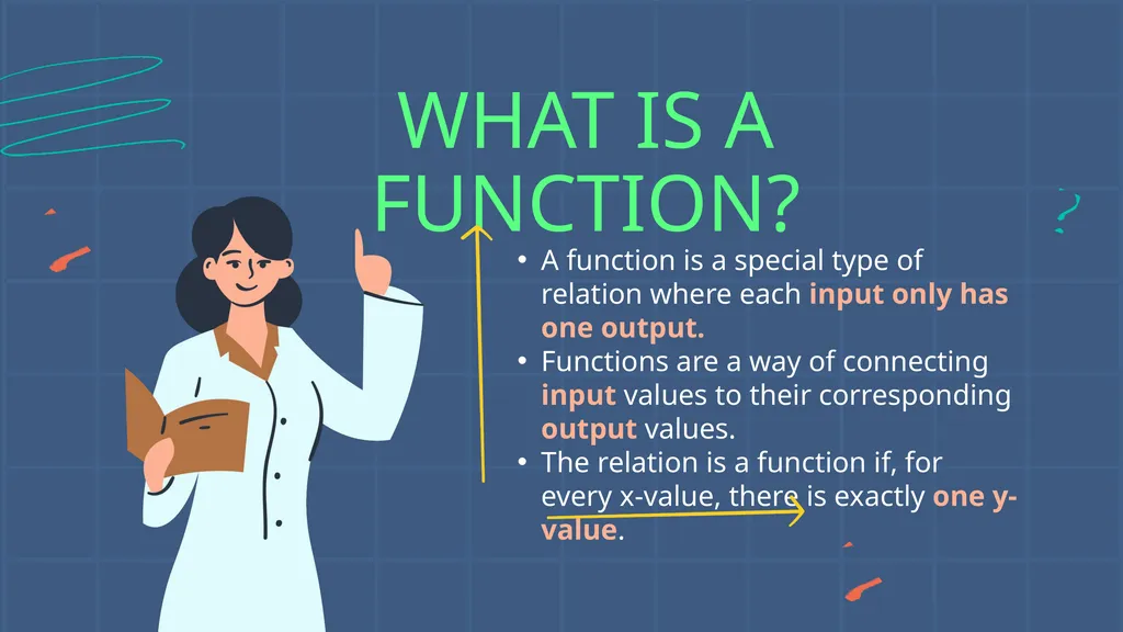 FUNCTIONS LESSON Mathematics Lesson or Middle - slide 6 of 16