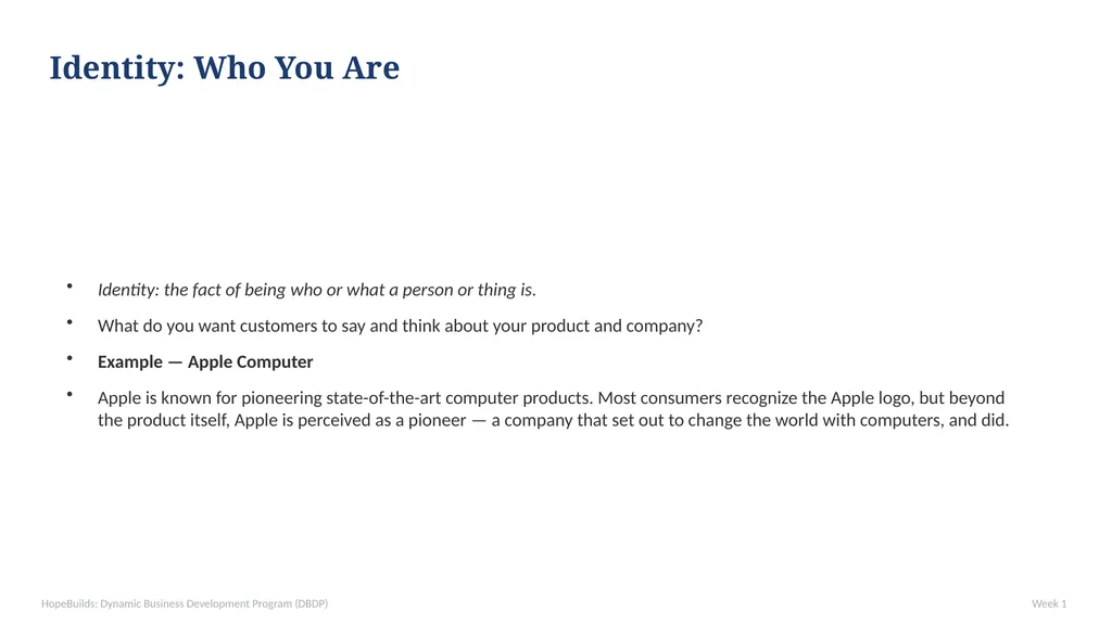 WEEK 1 — The VSI Model: Vision, Strategy, - slide 8 of 35