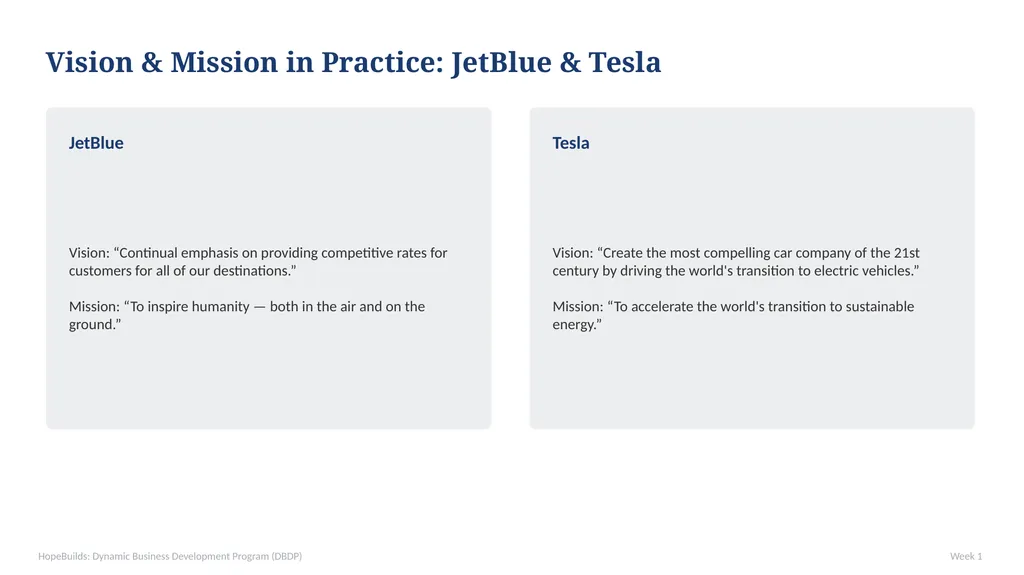 WEEK 1 — The VSI Model: Vision, Strategy, - slide 11 of 35