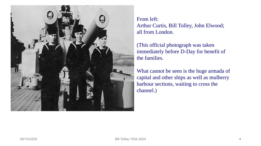 William Charles Benjamin Tolley (Bill) 27th May - slide 4 of 12