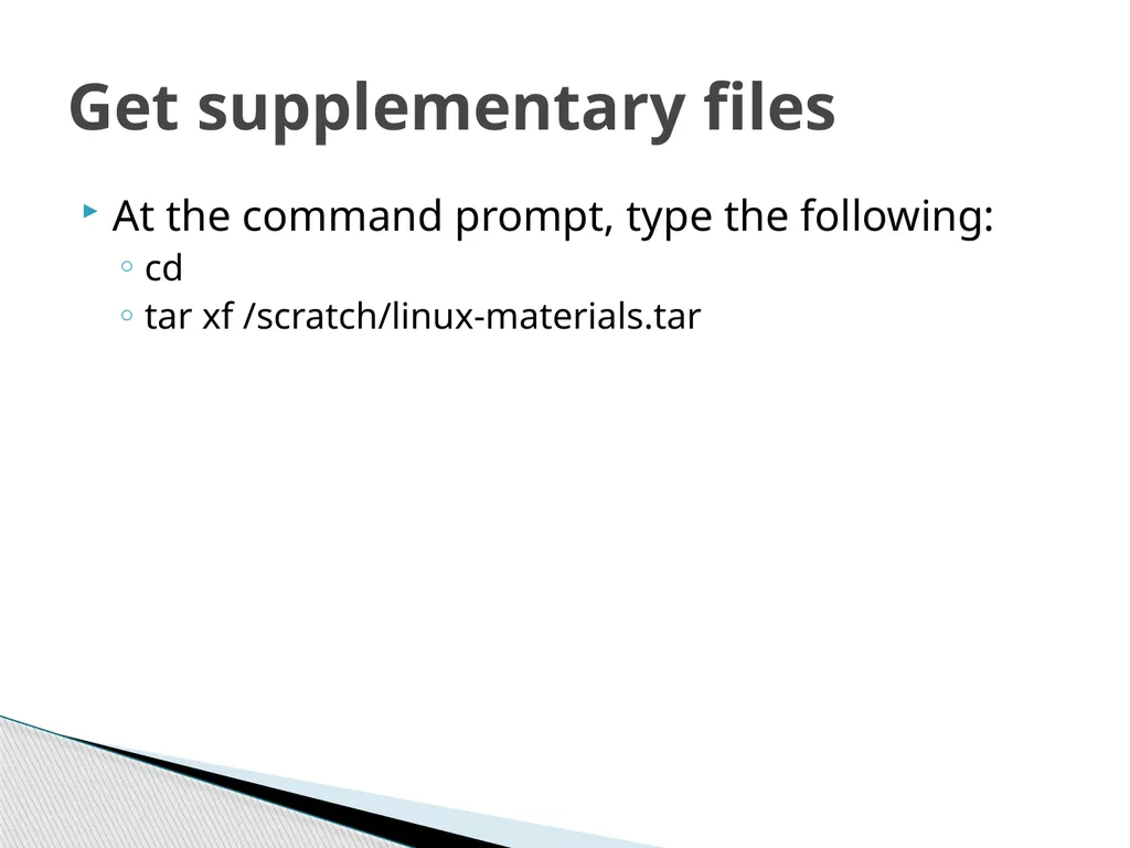 Introduction to Linux Robert Putnam Research - slide 15 of 49