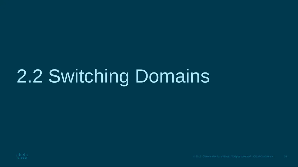 Module 2: Switching Concepts Instructor Materials - slide 14 of 20