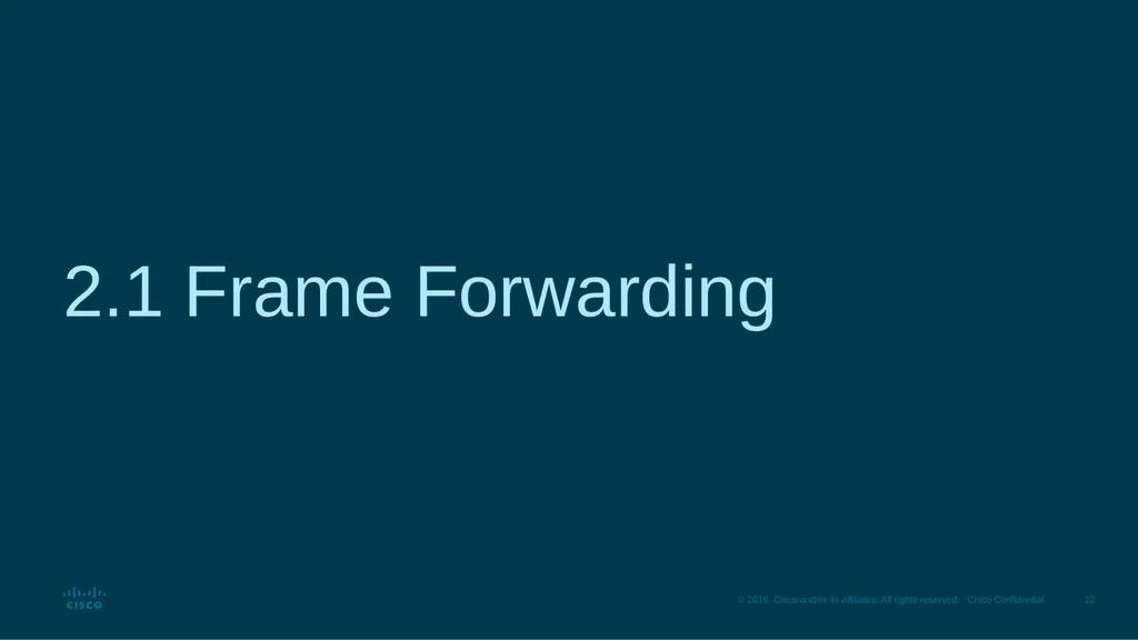 Module 2: Switching Concepts Instructor Materials - slide 6 of 20