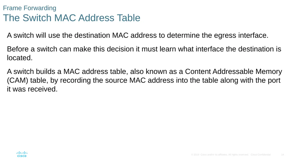 Module 2: Switching Concepts Instructor Materials - slide 8 of 20