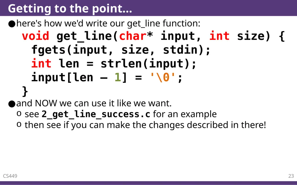 C – Functions CS 0449 Jarrett Billingsley - slide 23 of 27