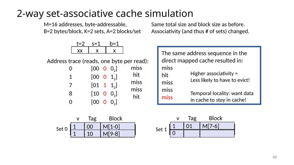 Lecture 12 Cache Memories CS213 – Intro to - slide 40 of 57