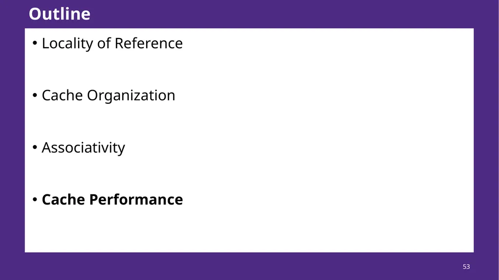 Lecture 12 Cache Memories CS213 – Intro to - slide 53 of 57