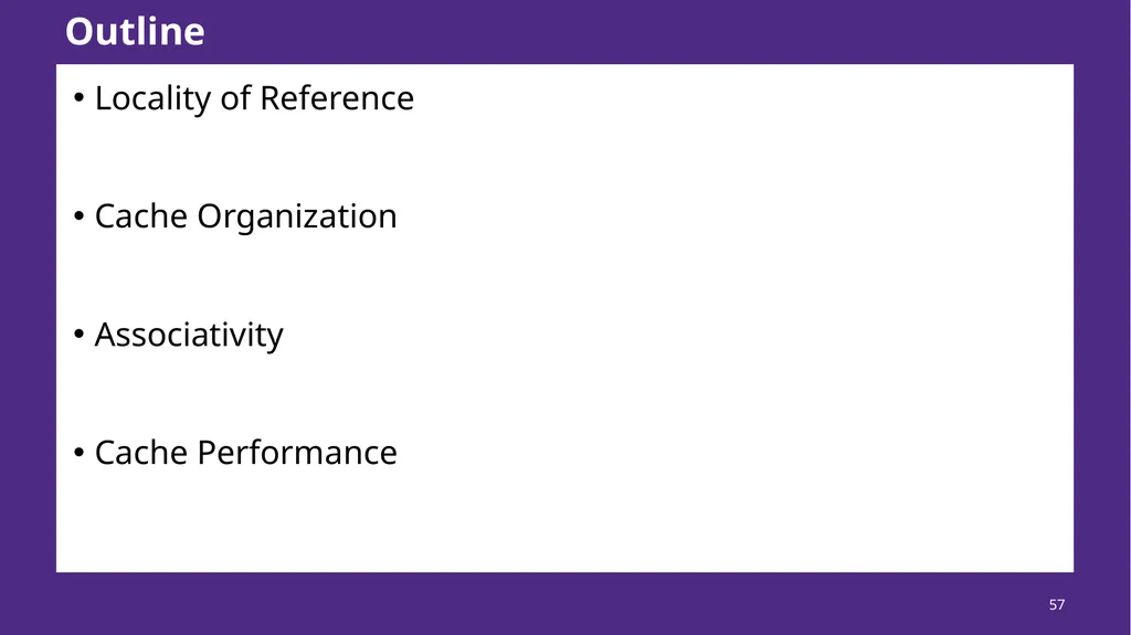 Lecture 12 Cache Memories CS213 – Intro to - slide 57 of 57