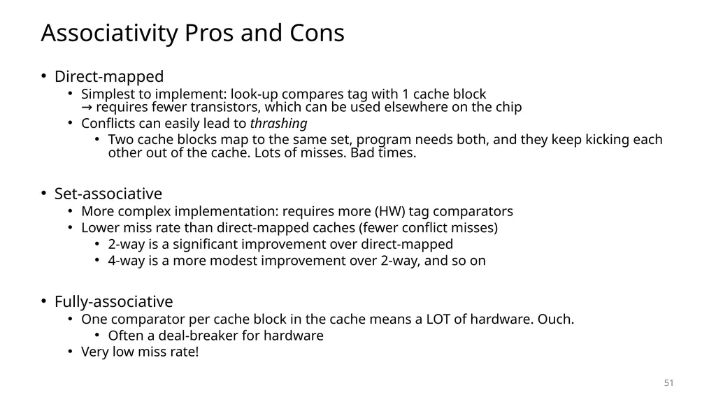 Lecture 12 Cache Memories CS213 – Intro to - slide 51 of 57